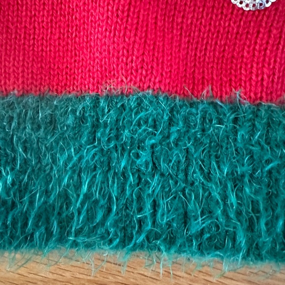 Holiday Time Oh What Fun Christmas Sweater Bells Sequins Size Large Womens - Picture 9 of 13